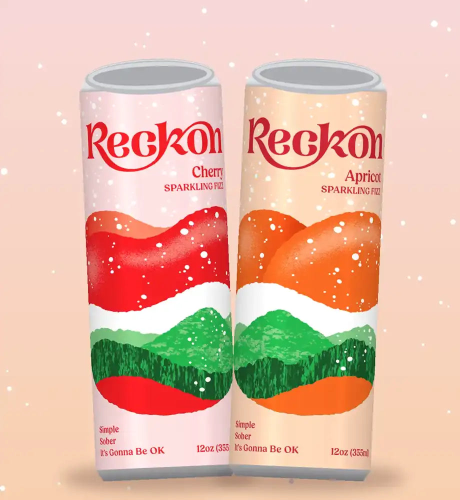 Reckon tart craft soda cans in Cherry and Apricot