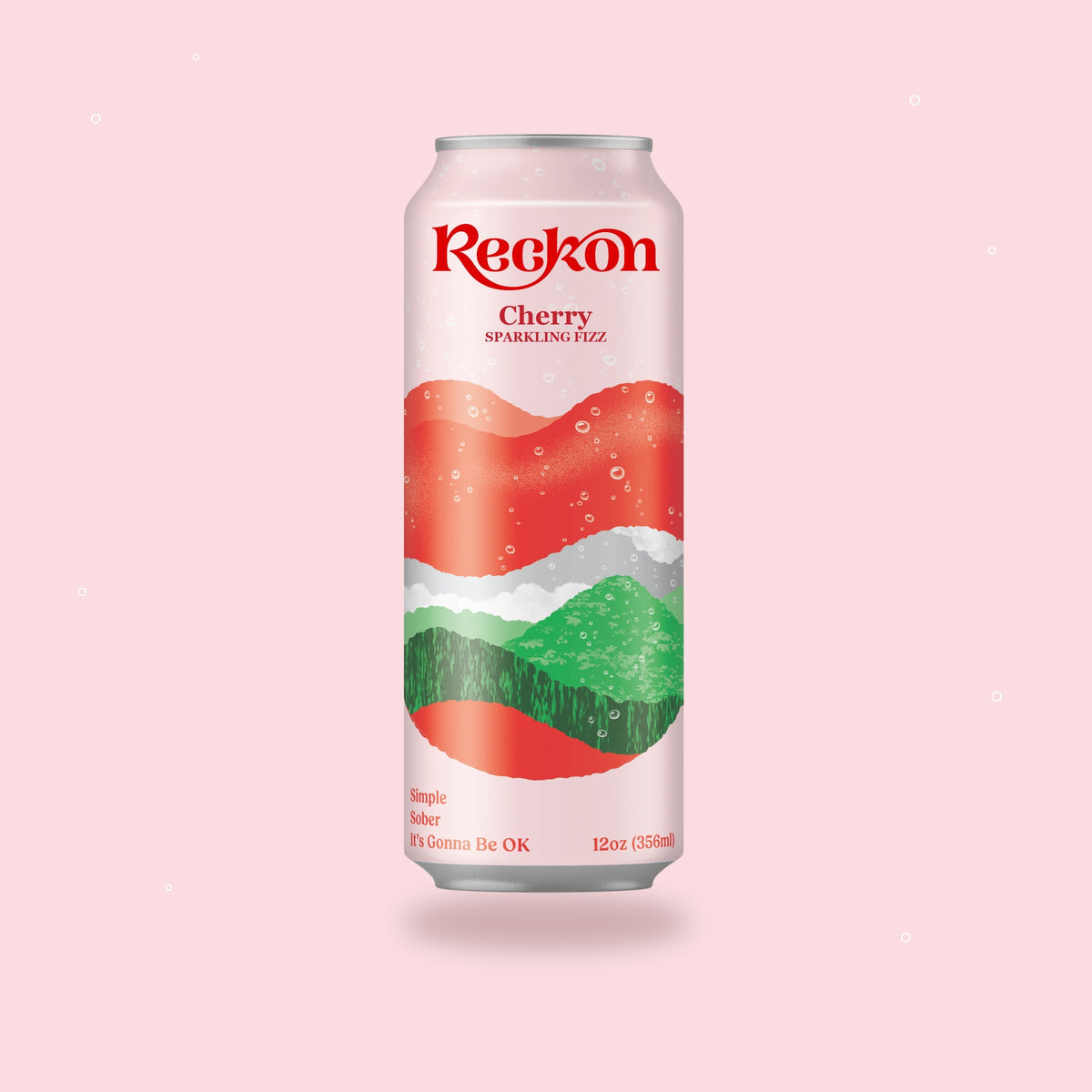 Can of Reckon Cherry tart craft soda, sweetened with invert sugar