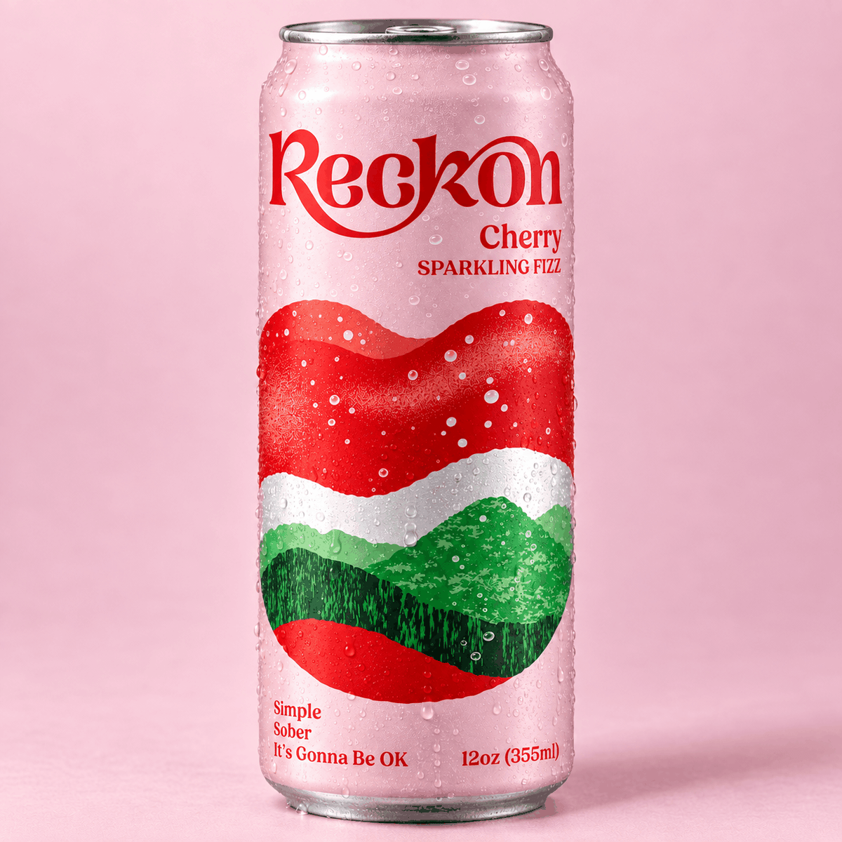 Reckon Cherry sparkling fizz can